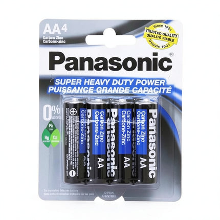 AA4pk Panaines Batteries 1ct
