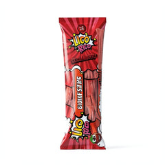 Lico Rico Strawberry Sour Stick (80g) 12pcs