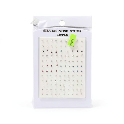 Nose studs surgical steel 120ct