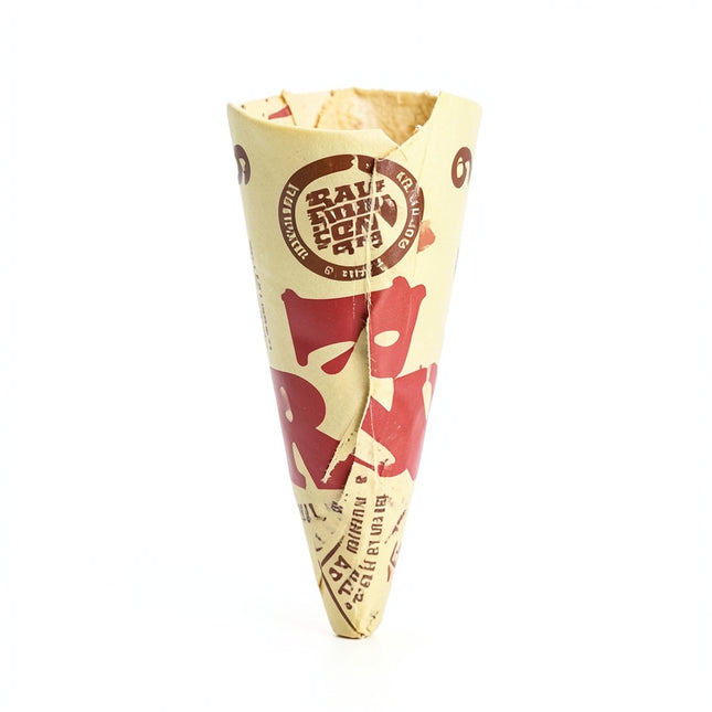 Raw Cone 6pk Organic Hemp 1/4 1/32c