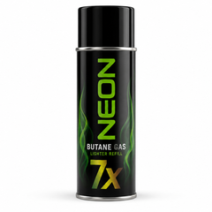 Neon Butane Gas Lighter Refill 7X 12ct