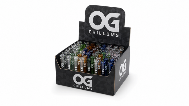 OG Chillums GlassDisplay 100ct