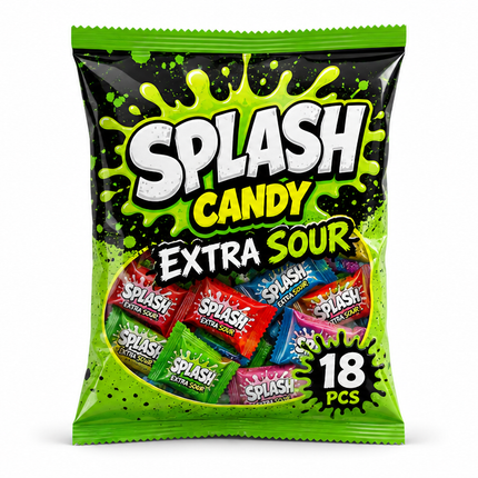 Splash Candy Extra Sour 18pcs