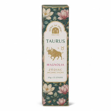 Song of India Taurus Magnolia Zodiac Incense Sticks | 25g, 25 Sticks