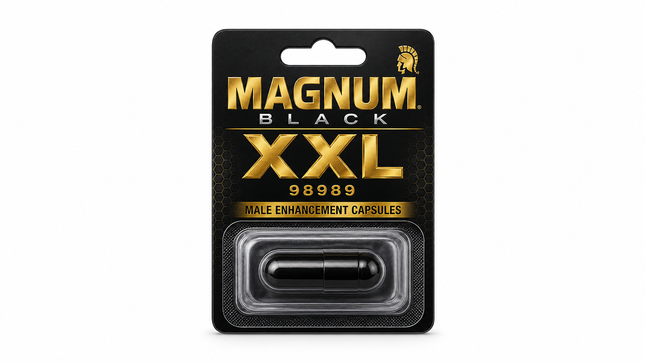 Magnum Black XXL 98989 Male Enhancement Capsules – Prostate Support & Stamina