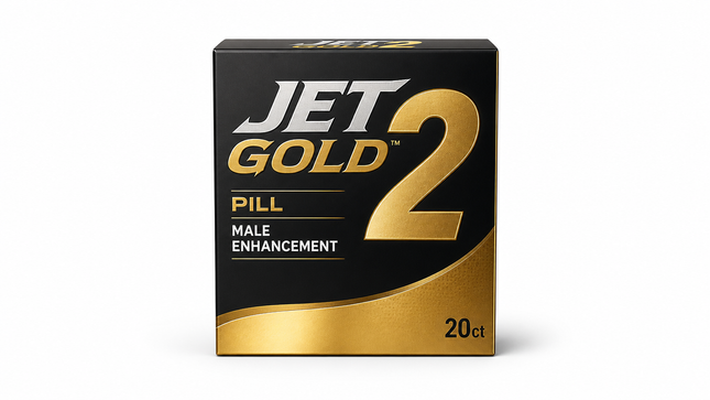 Jet Gold 2 Pill Male Enhancement – 20ct Box