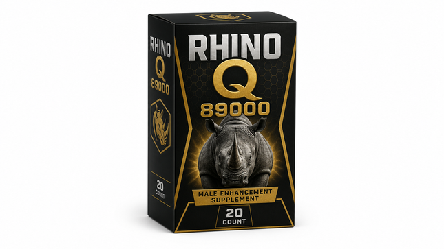 Rhino Q 89000 Male Enhancement – 20ct Box