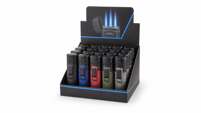 Led Lighter 3 Flame 25ct