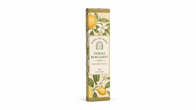 Song of India Neroli Bergamot Incense Sticks | 25g, 25 Sticks