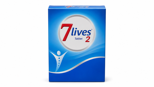 7 Lives 2 Tablet 12ct