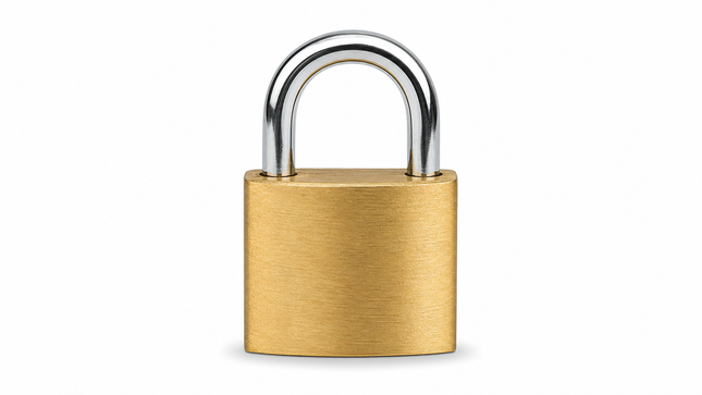 Brass Padlock Assorted Sizes – 25mm, 30mm & 40mm