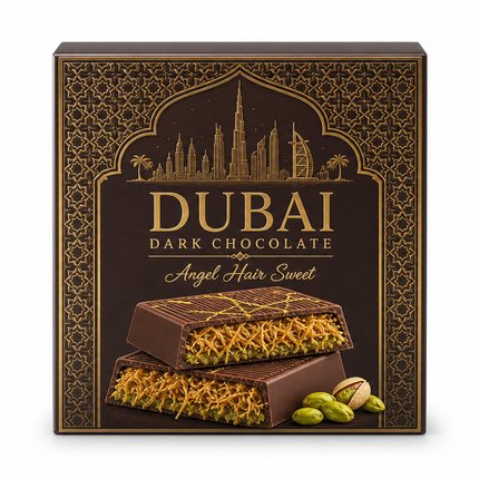 Dubai Dark Chocolate Angel Hair Sweet 6ct