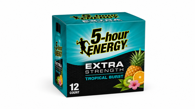 5-hour Energy Extra Tropical Burst 12ct