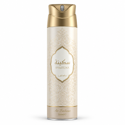 Lattafa Sakeena Air Freshener Spray 300ml | Arabian Home Fragrance Wholesale