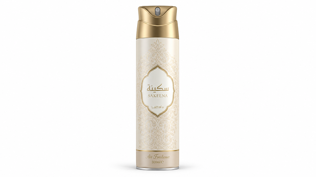 Lattafa Sakeena Air Freshener Spray 300ml | Arabian Home Fragrance Wholesale