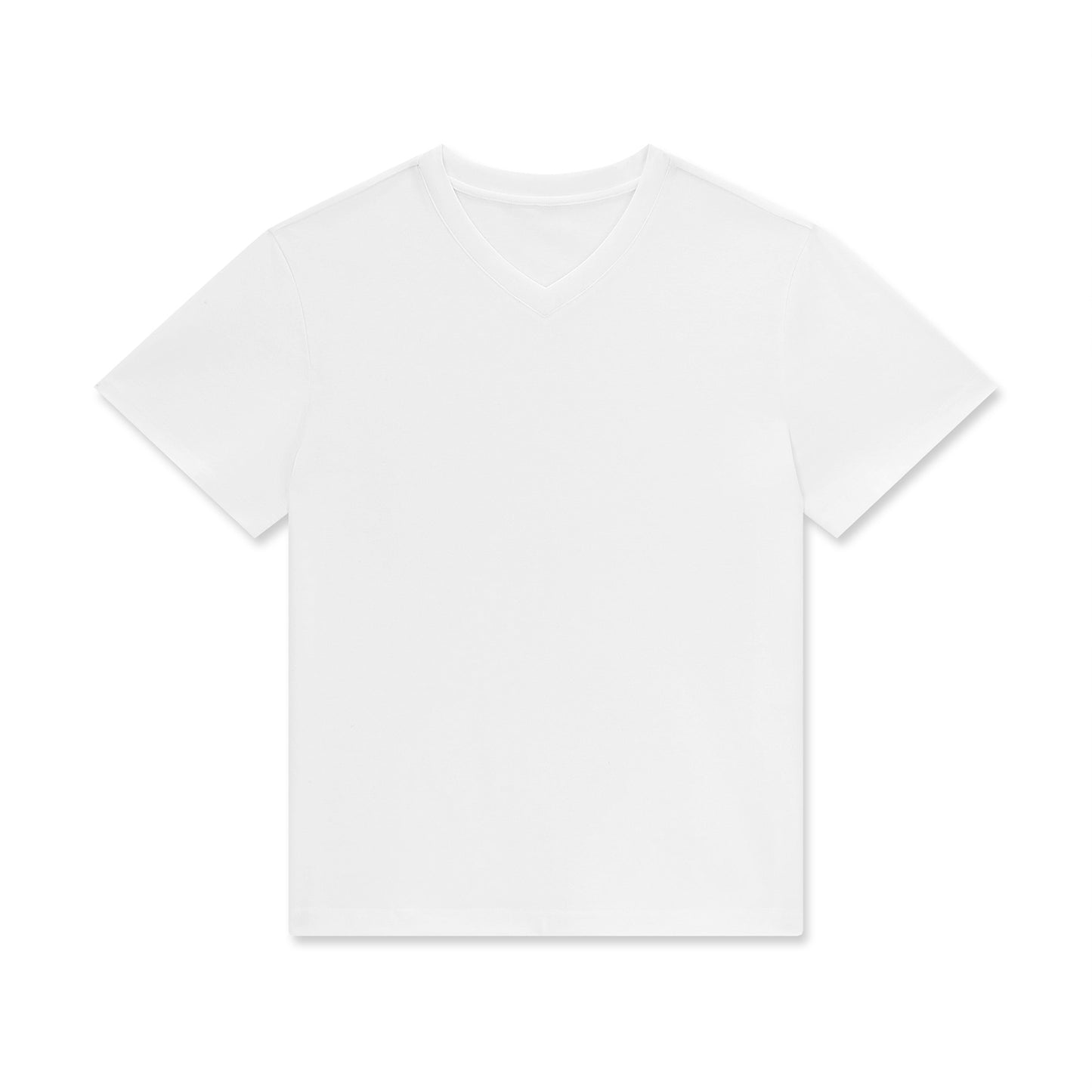 T Shirt V Neck Short Sleeve White | Item no.: 552