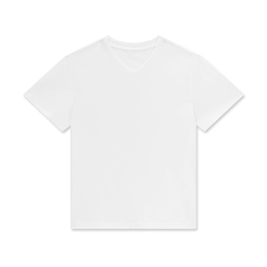 T Shirt V Neck Short Sleeve White | Item no.: 552