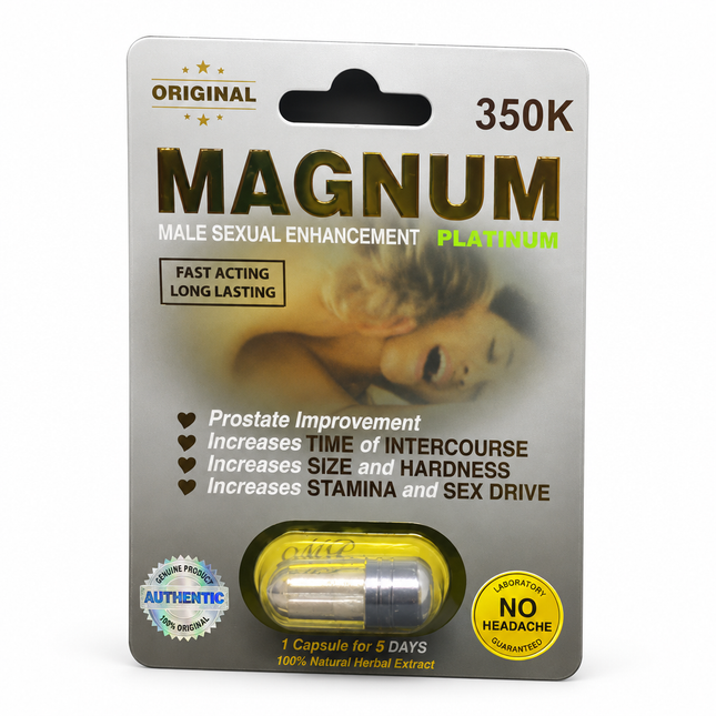 Magnum Platinum 350K single blister card