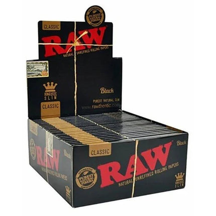 Raw King Slim Black 50ct