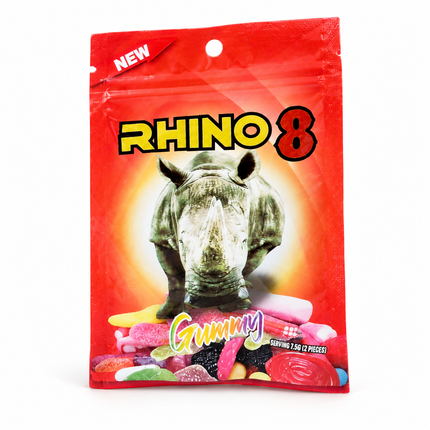 Rhino 8 gummies single sachet