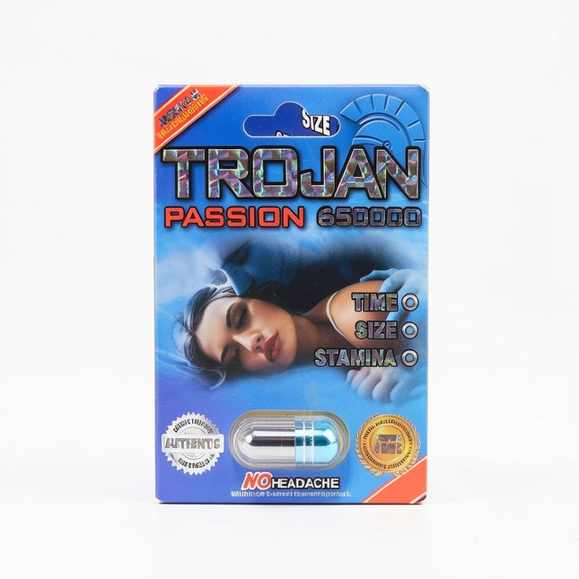 Trojan Passion 65000 Male Enhancement Capsules