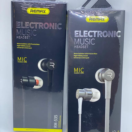 Electronic Music Headset Black/White Remax 1 ct. #1355