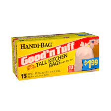Good N Tuff Trash Bags 13 Gallon – Kitchen Trash Bags | 1ct Wholesale