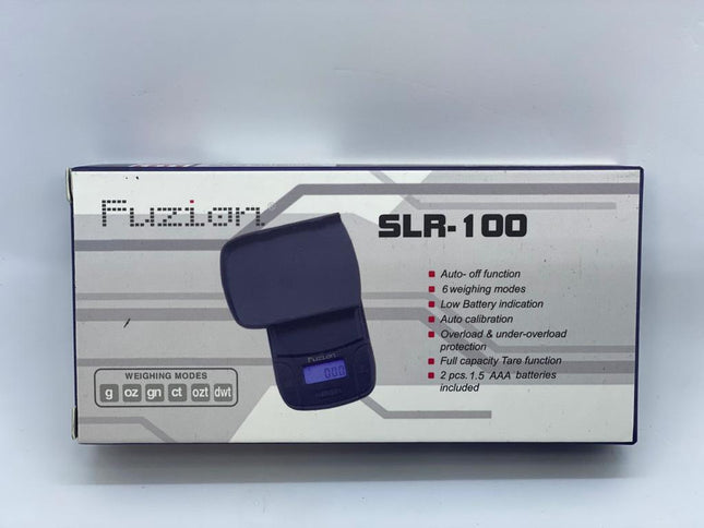 Fuzion SLR-100 Portable Digital Scale – 6 Weighing Modes | Small Pocket Scale