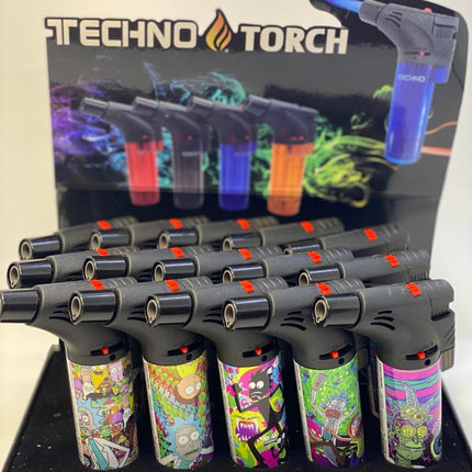 Techno 1 Torch BW Lighter 3 ct