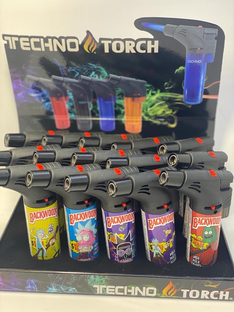 Techno 1 Torch BW Lighter 3 ct