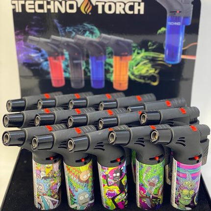 Techno 1 Torch BW Lighter 3 ct