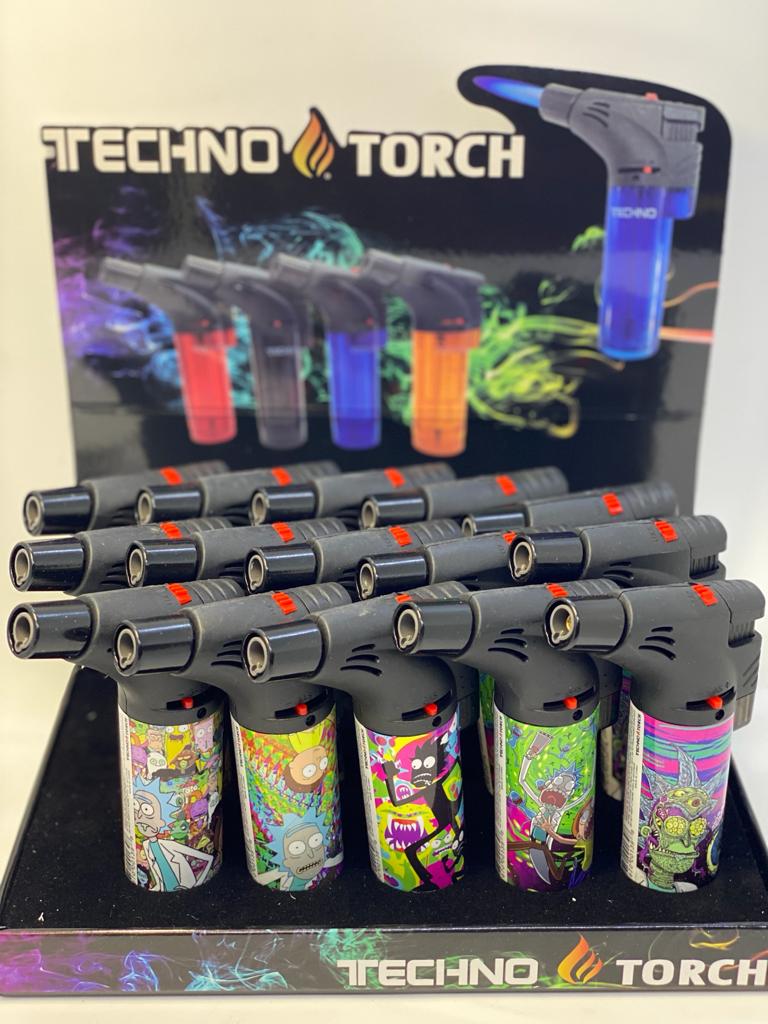 Techno 1 Torch BW Lighter 3 ct