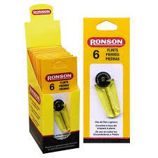 Ronson Flints 6 Pierres- 2 ct