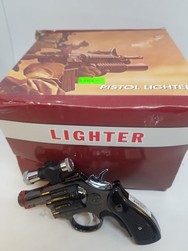 Pistol Lighter Refillable Butane – Novelty Gun-Shaped Lighter | 1ct Wholesale