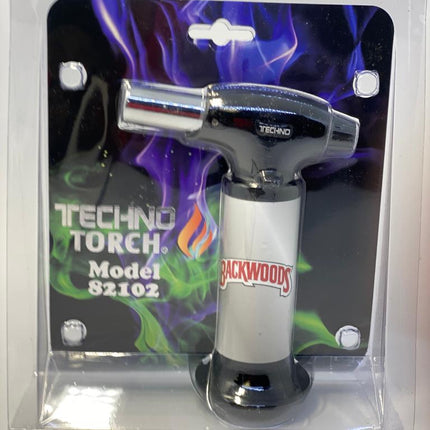Techno Large Clamshell Torch Lighter – Black & White, Bob Marley, Rasta & Cartoon Designs | Assorted (Item #2595)