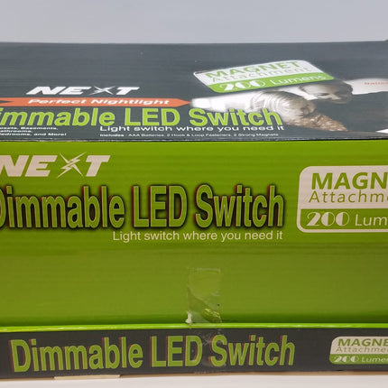 LED Dimmable Switch Light Next 1/3 per count ct. #467
