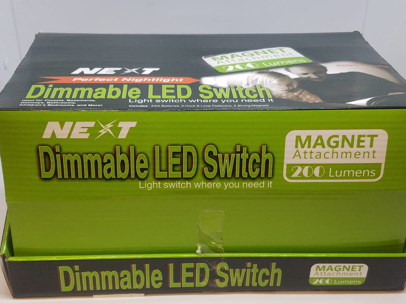 LED Dimmable Switch Light Next 1/3 per count ct.