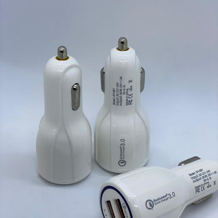 Car Charger 3.0 A Dual Pin #511
