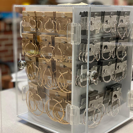 Assorted Hoop Earrings – Silver & Gold, Variety Sizes & Designs | 3-Count Set