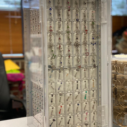 Assorted Jewelry & Tall Display