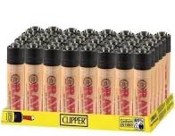 RAW x Clipper Mini Lighter – Compact Refillable Flint Lighter | 5-Count (Item #811)