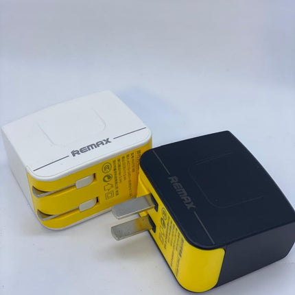 Remax RMT6288 Dual USB Wall Charger – 3.1A, Foldable US Plug | 2-Port USB-A Travel Charger