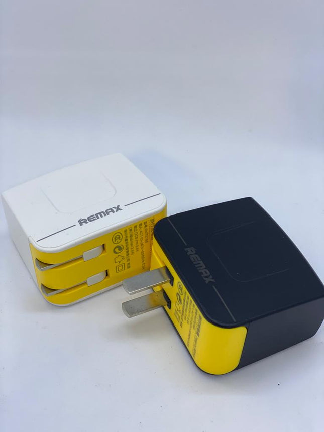 REMAX RMT6288 3.1A Dual USB Travel Wall Charger – Foldable US Plug #885-1 ct