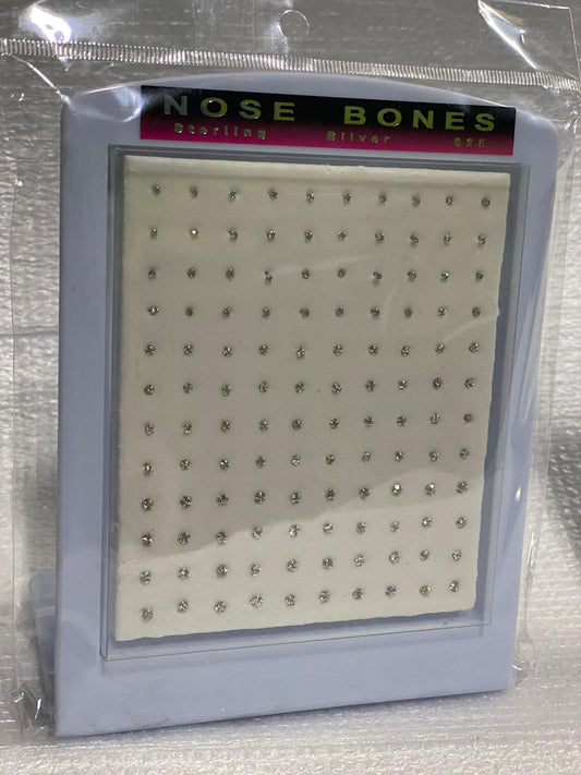 Nose Studs Silver HQ 5ct #945