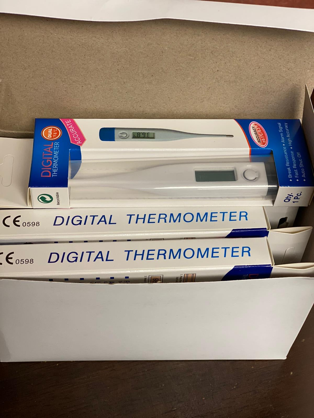 Digital Thermometer Dual C/F