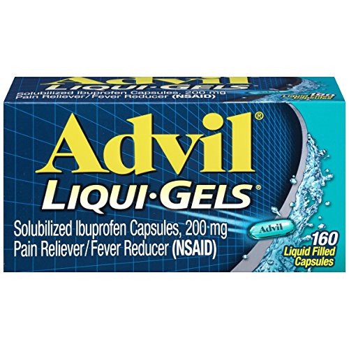 Advil Liqui-Gels Ibuprofen Liquid Gel Capsules – Fast Pain Relief, 20-Count (Item OTC-ALG, #630)