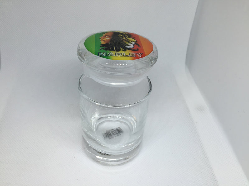 Bob Marley Glass Jar