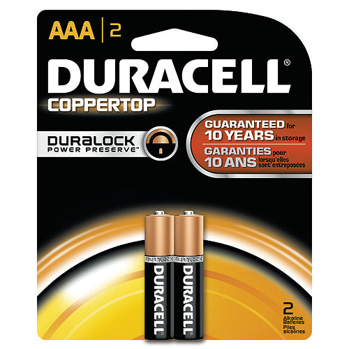 Duracell CopperTop Batteries AAA 2pk 1 ct. #799