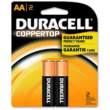 Duracell CopperTop Batteries AA 2pk 1 ct.