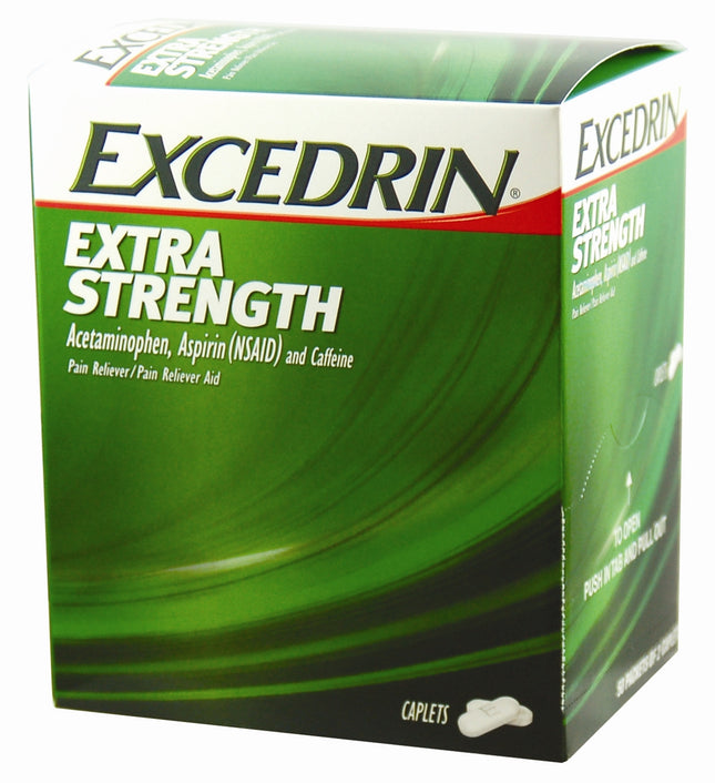 Excedrin Extra Strength Caplets – Twin Pack Pouch, 25-Count | Headache & Pain Relief (Item OTC-EES, #681)